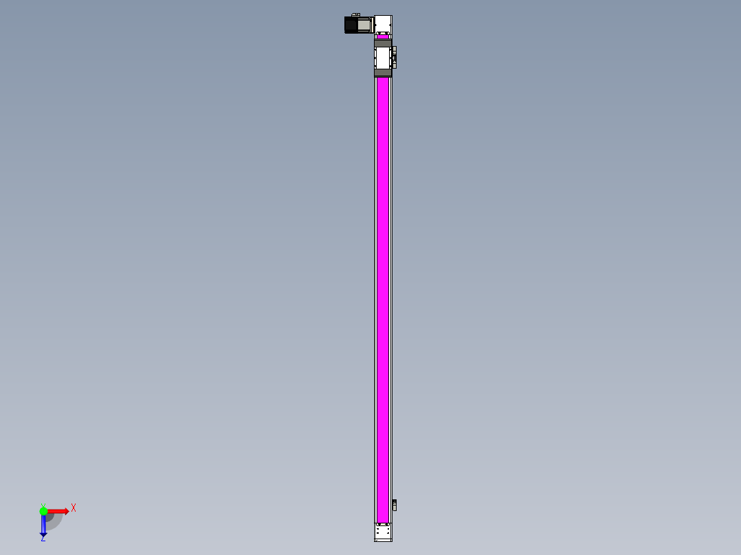 同步带滑台-欧规BC6-L120-S1600-L-P40-D3俯视图