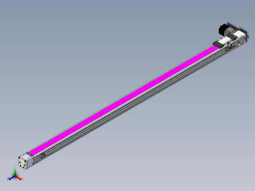 同步带滑台-欧规BC6-L120-S1600-L-P40-D3正等轴测缩略图