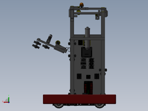 Worbots 4145 2018 (After Miami)麦克纳姆轮车3D图纸 STP格式后视缩略图