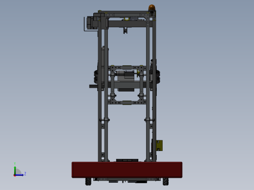 Worbots 4145 2018 (After Miami)麦克纳姆轮车3D图纸 STP格式左视缩略图