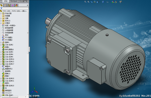 YVPYVF2变频电机B3型模型合集缩略图