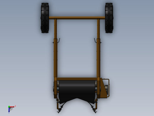 倾斜皮带运输机俯视缩略图