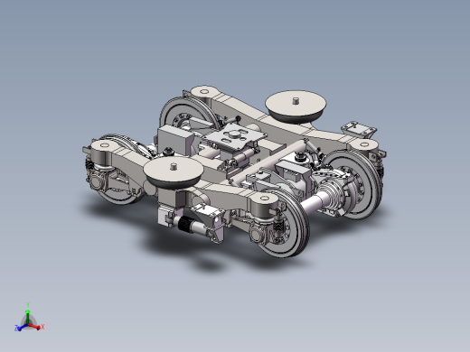 CRH2动车转向架系统 1207527