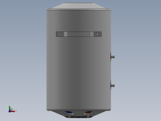 锅炉式电热水器前视缩略图