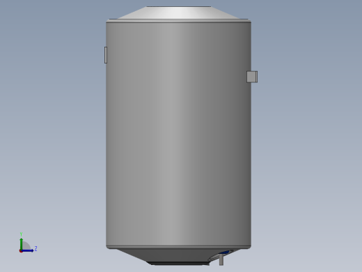 锅炉式电热水器左视缩略图