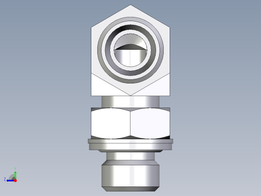 卡套式工业通用硬管接头EO_Adjustable_Locknut_elbow_WEE10LMOMDCF右视缩略图