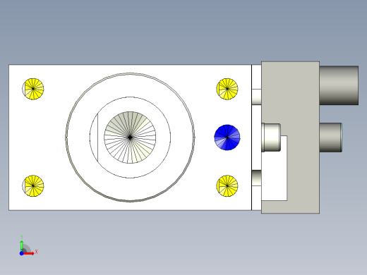 德克斯TUNKERS气缸数模SZK_40_A02_T12前视缩略图