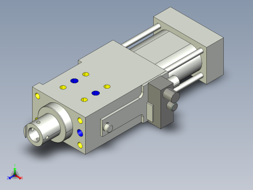 德克斯TUNKERS气缸数模SZK_40_A02_T12正等轴测缩略图