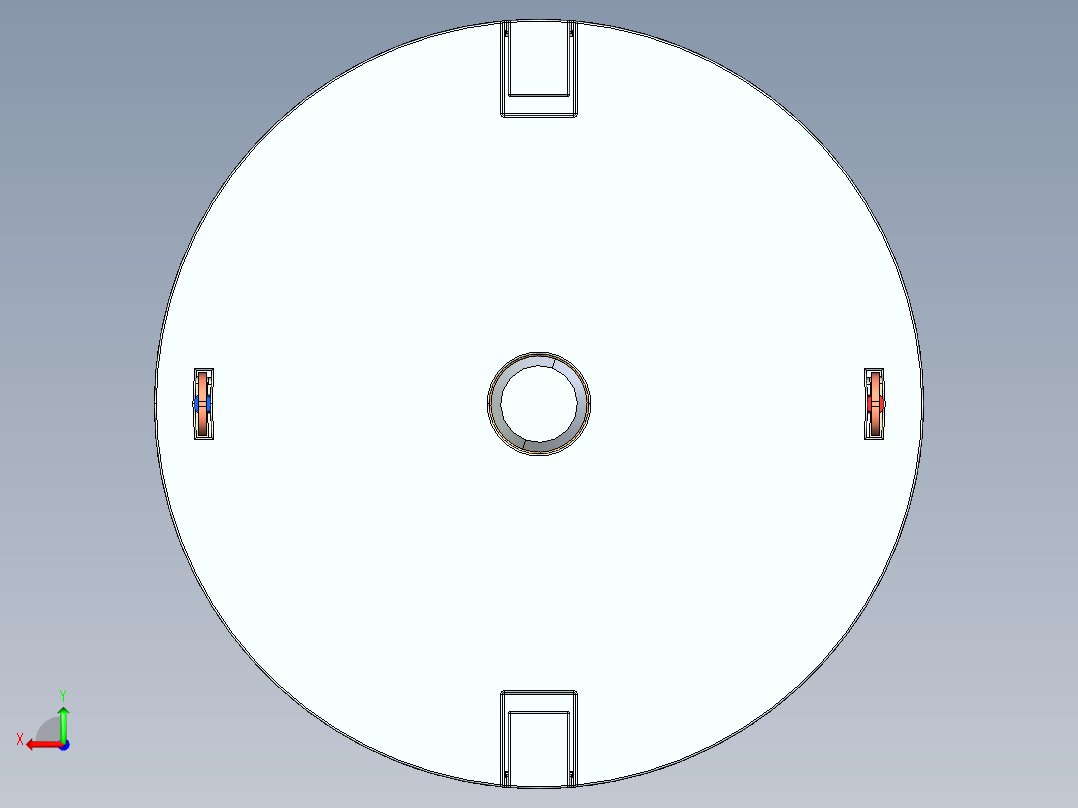 12v直流电机后视图