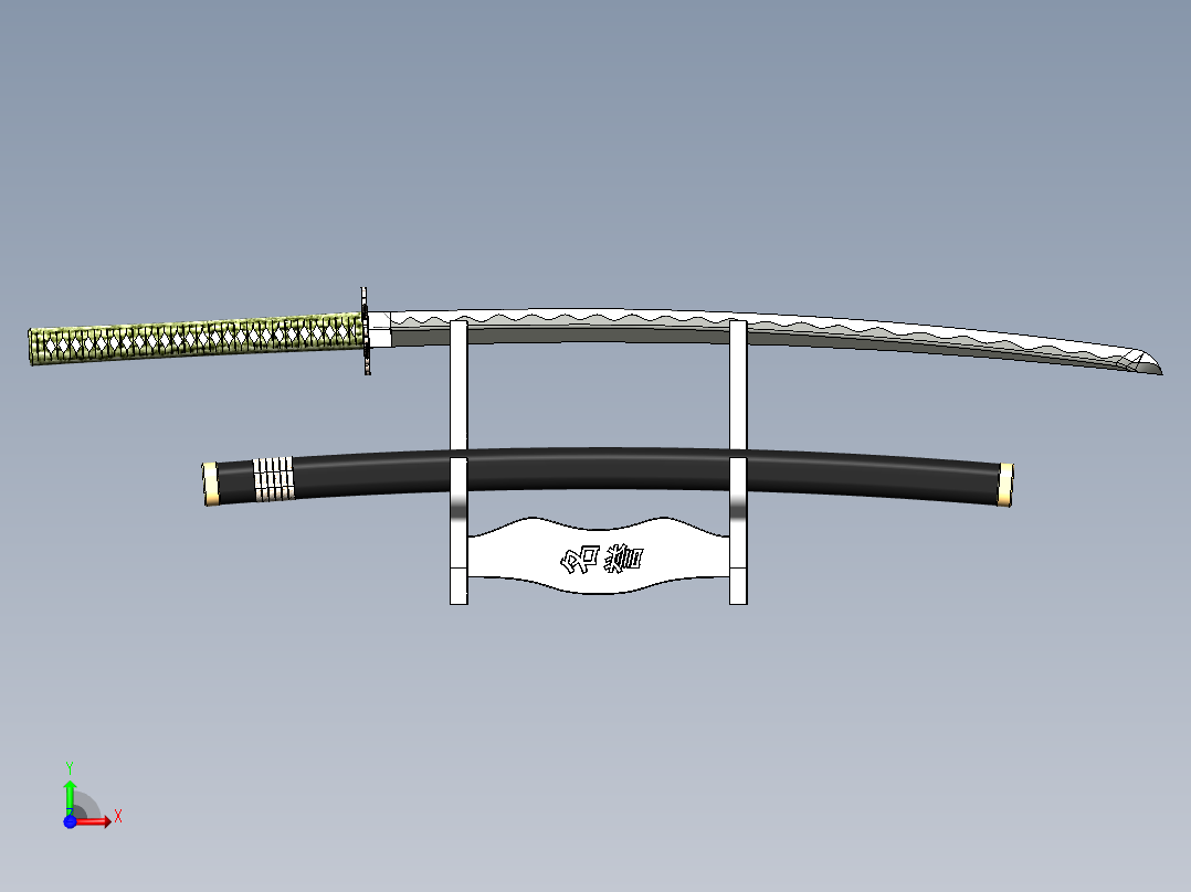 剑、宝剑(120)前视图