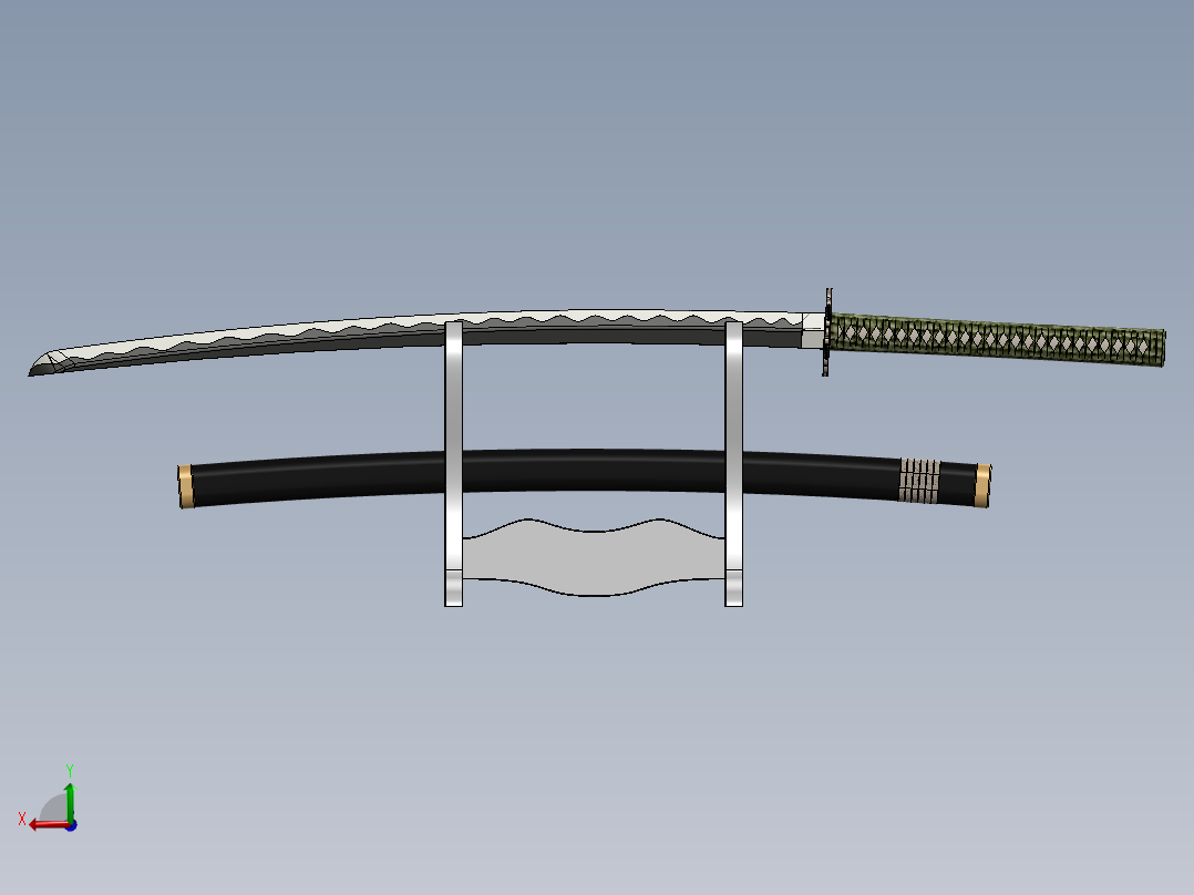 剑、宝剑(120)后视图