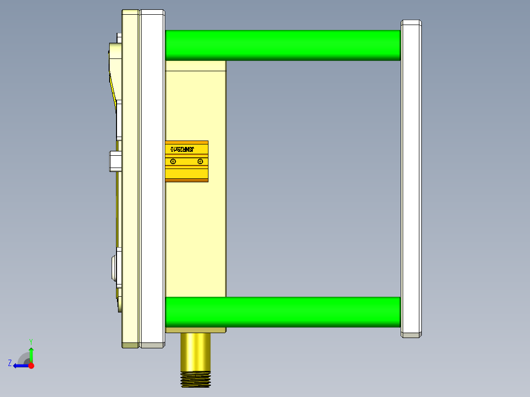 aap10_lcd_cover_al-笔记本CNC工装夹具三维模型CNC2-0520右视图