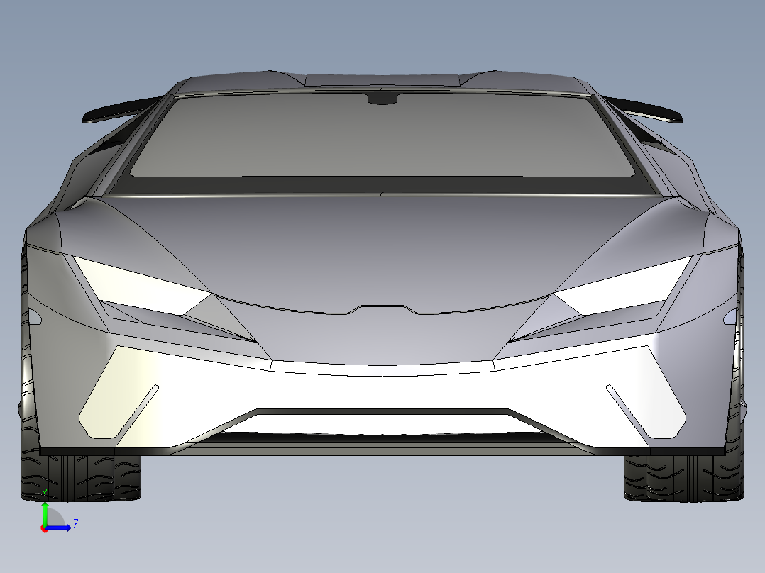 兰博基尼左视图