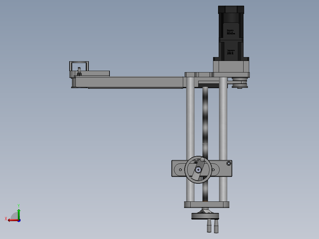 胶袋封装机sw18后视图