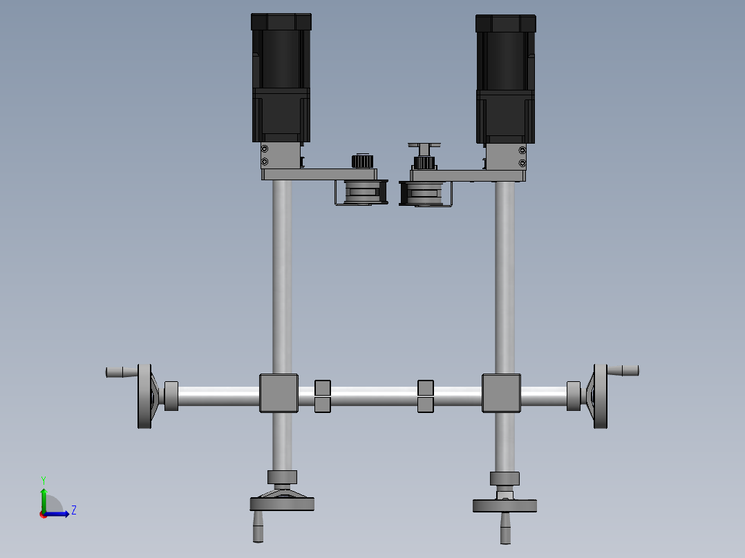 胶袋封装机sw18左视图