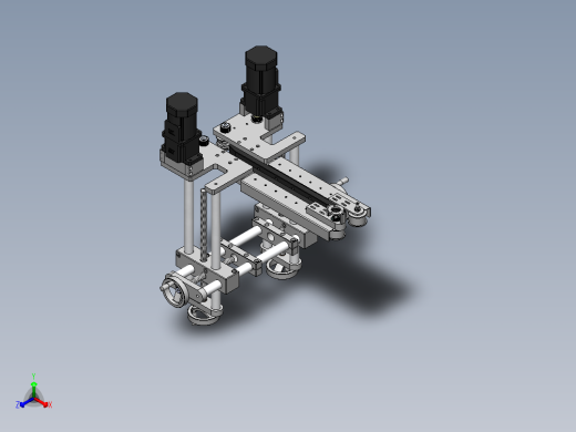 胶袋封装机sw18正等轴测缩略图