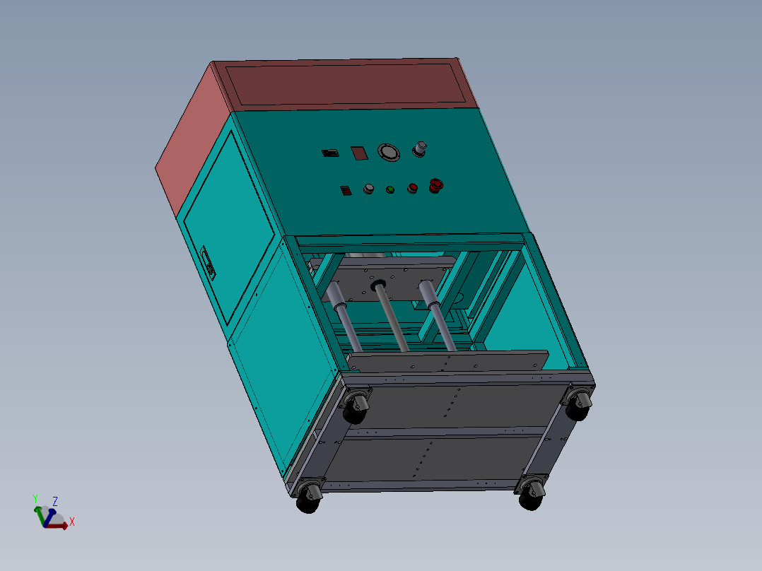 快递打包压缩机（sw18可编辑+工程图）