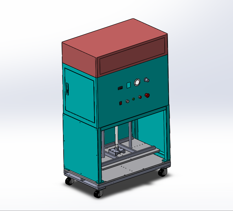 快递打包压缩机（sw18可编辑+工程图）