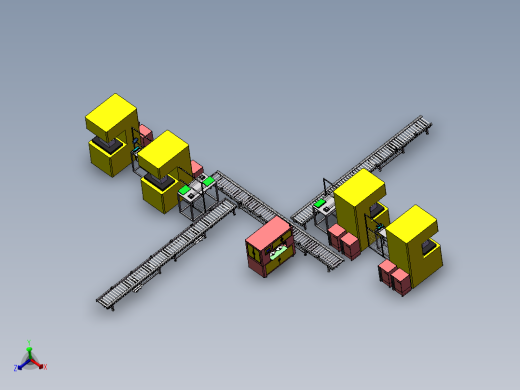 压合设备自动化机加工生产线sw17