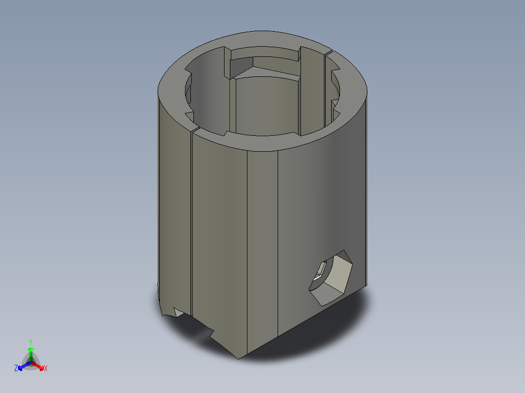43外直接头.STEP正等轴测图