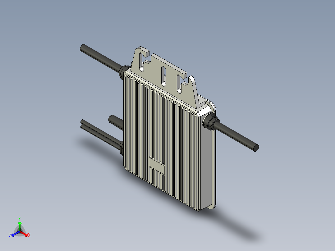 300 瓦发电厂逆变器--sw stp正等轴测图