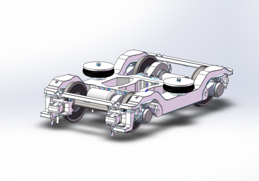 CRH1动车转向架总成---CRH1型车高铁动车组-转向架动车缩略图