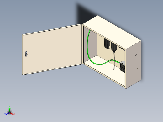 电气控制柜pneumatic-lift-gate-3-of-3-gate-control-1 1 STP
