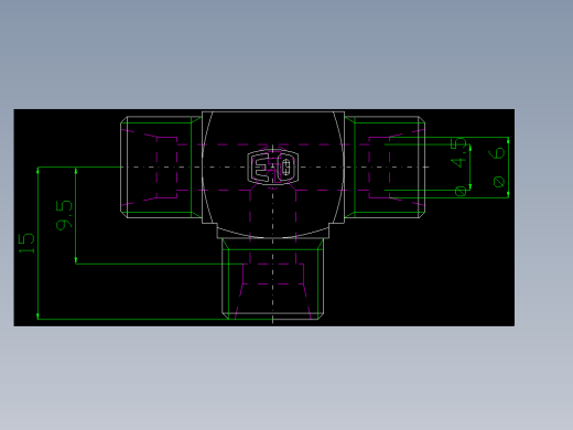 PARKER管接头EO Union tee T06LLCFX_front