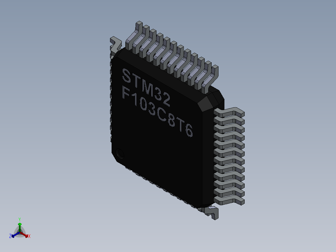 芯片正等轴测图