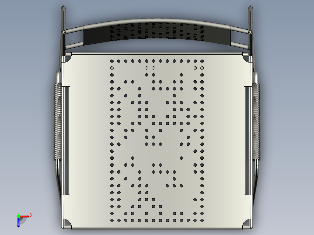 青铜椅110俯视图