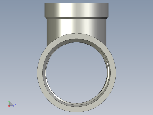 螺纹管三通-异径 DN25-DN20左视缩略图