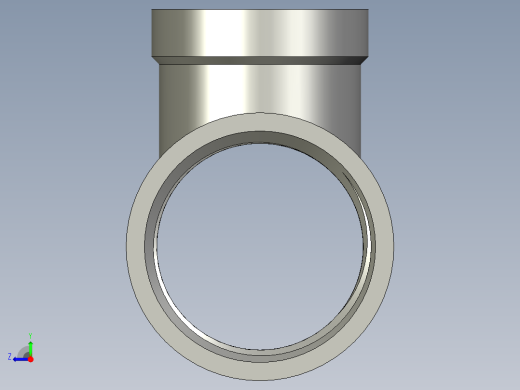 螺纹管三通-异径 DN25-DN20右视缩略图