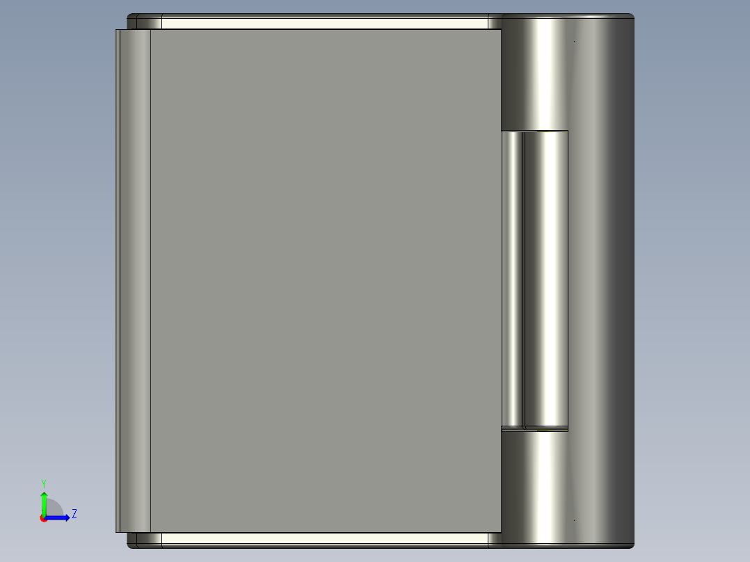  11便携式多角度移动支架左视图