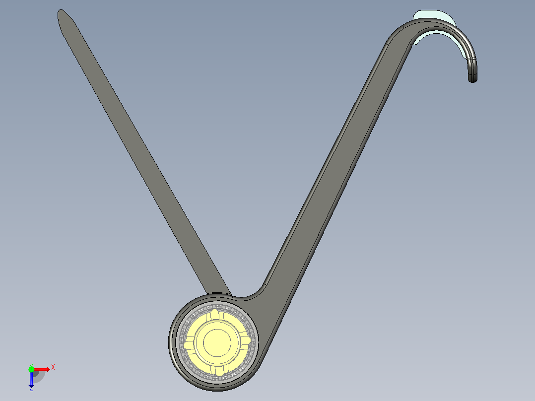  11便携式多角度移动支架俯视图