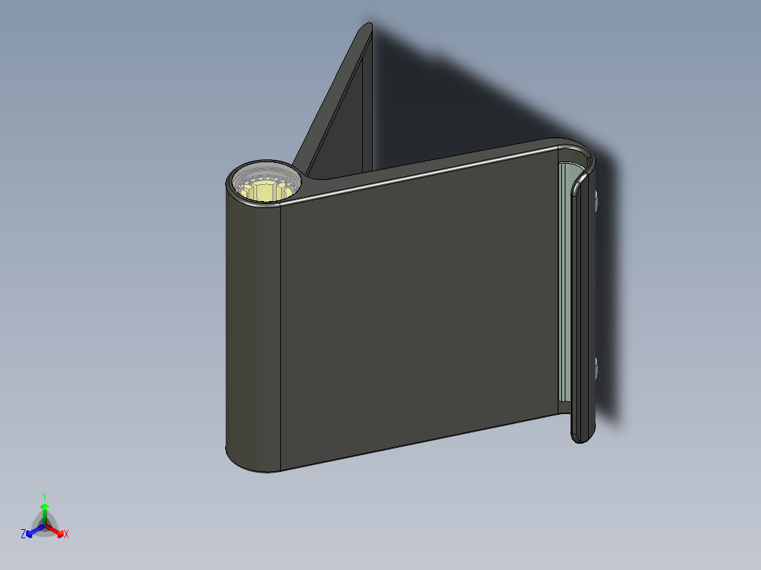  11便携式多角度移动支架正等轴测图