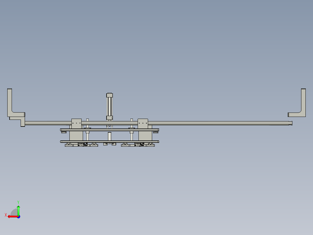 移载组件后视图
