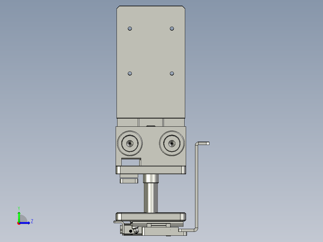 移载组件左视图