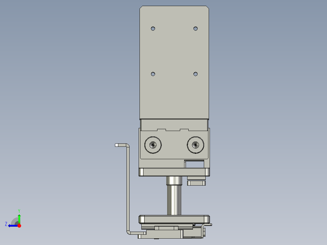 移载组件右视图