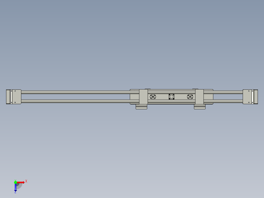 移载组件俯视图