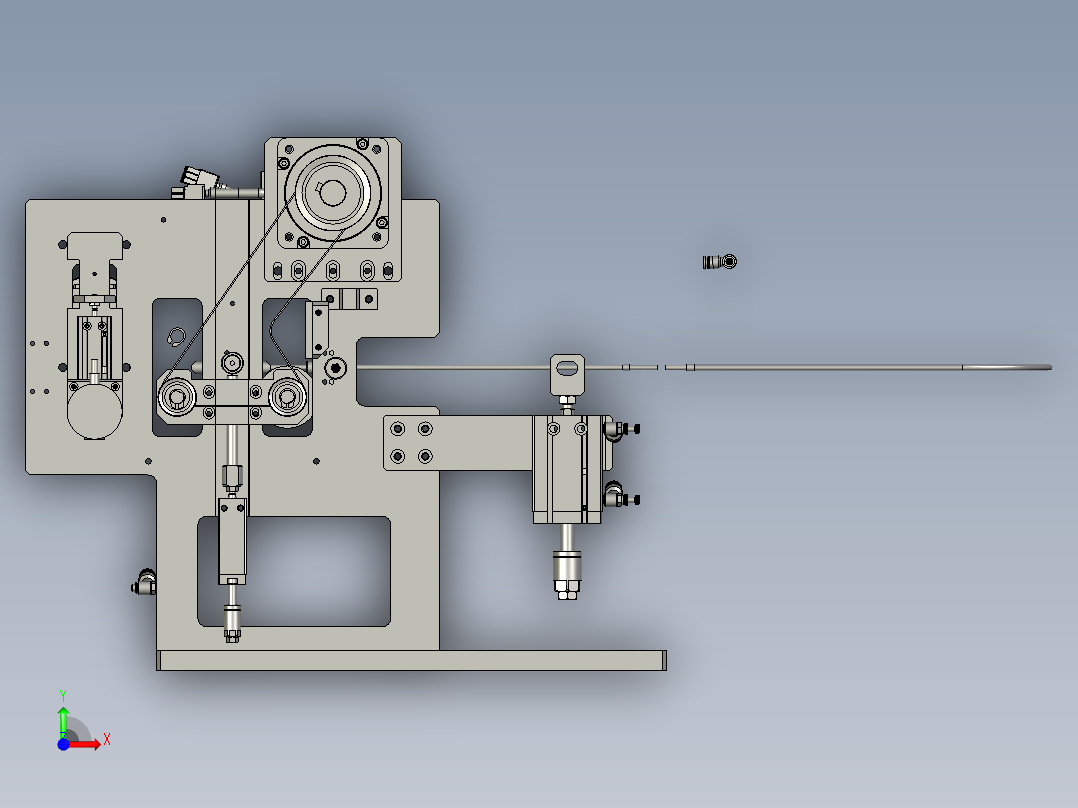 2018SOLIDWORKS02005中间主体机构前视图