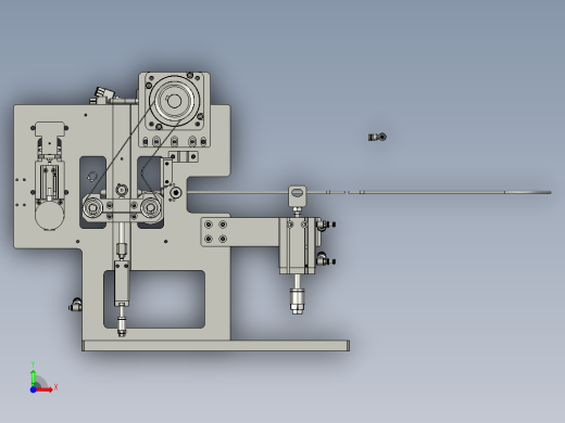 2018SOLIDWORKS02005中间主体机构前视缩略图