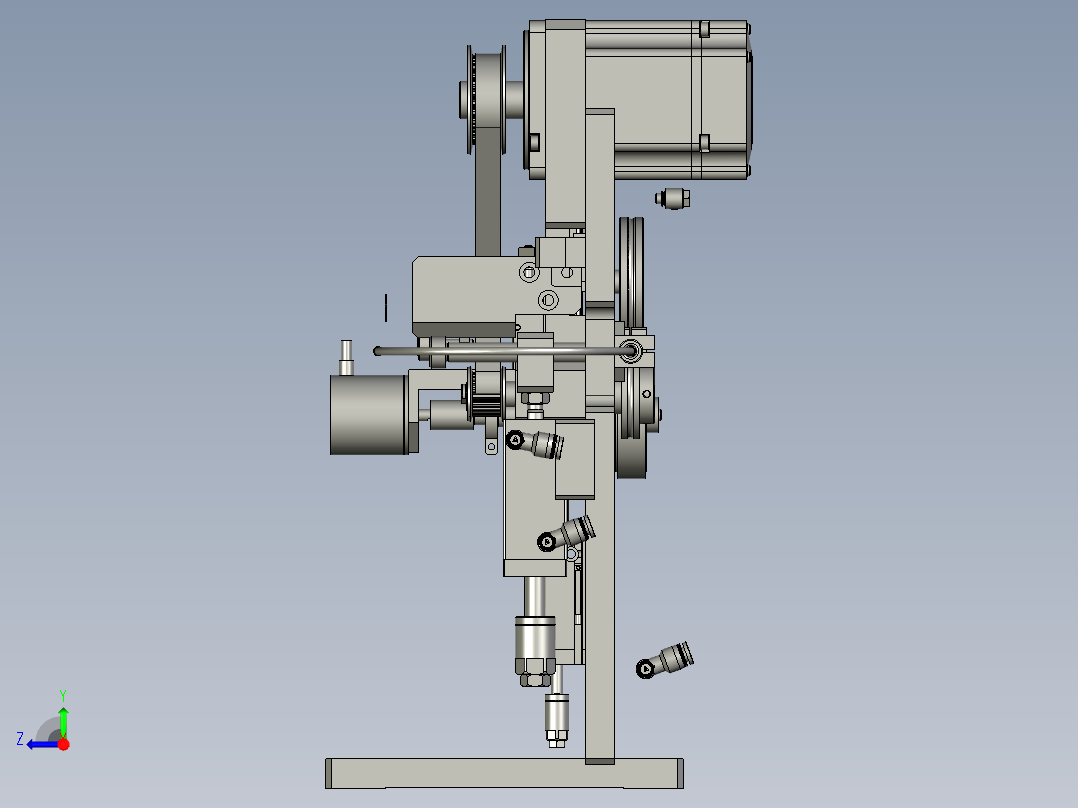 2018SOLIDWORKS02005中间主体机构右视图