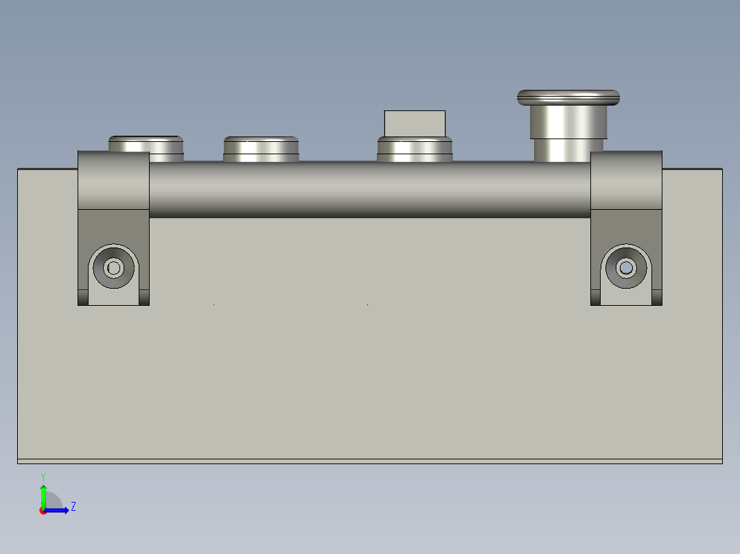 XMGZDTD-M1-000悬臂-操作箱左视图