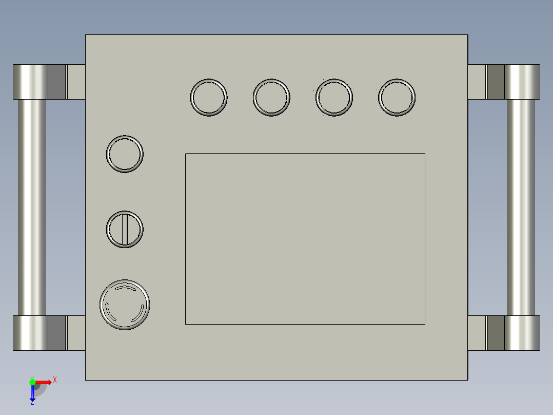 XMGZDTD-M1-000悬臂-操作箱俯视图