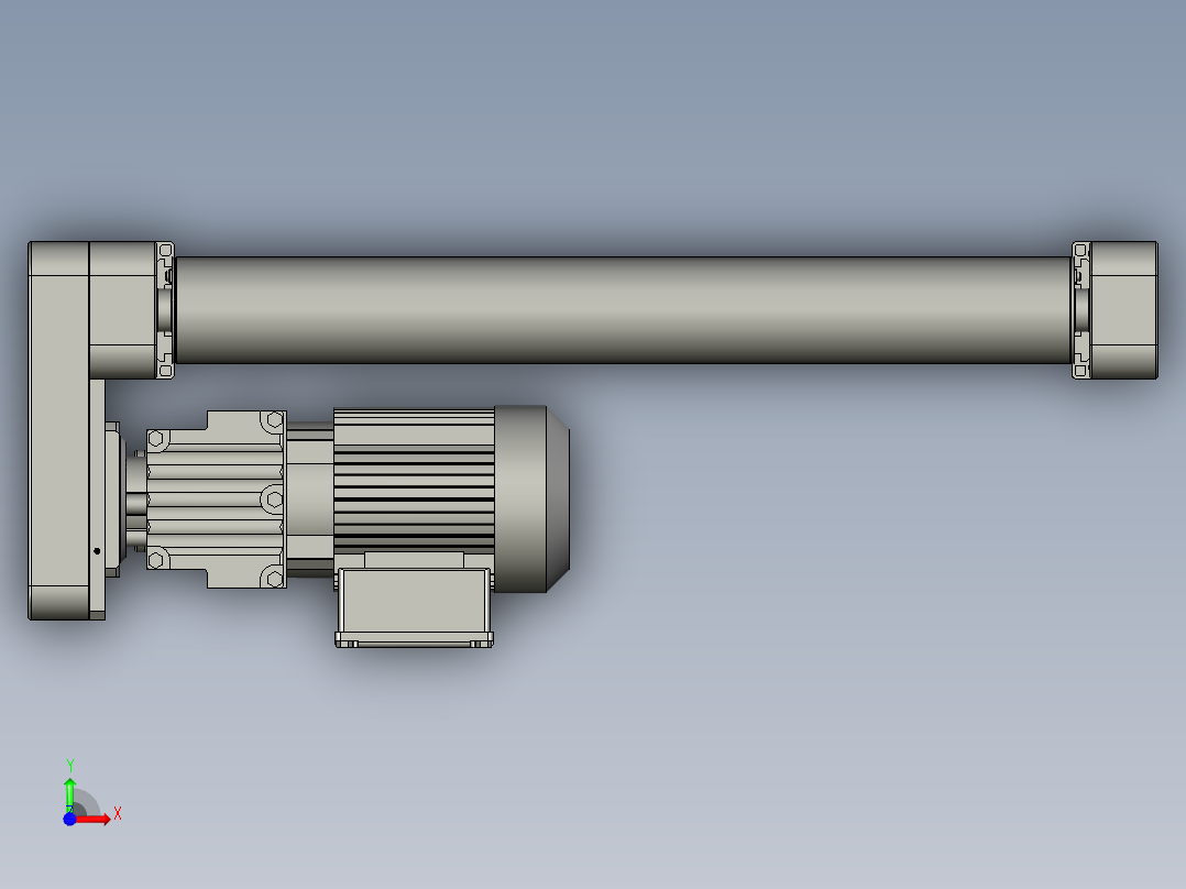 YLU055-001-箱子供料流水线前视图