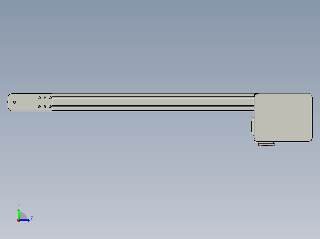 YLU055-001-箱子供料流水线左视图