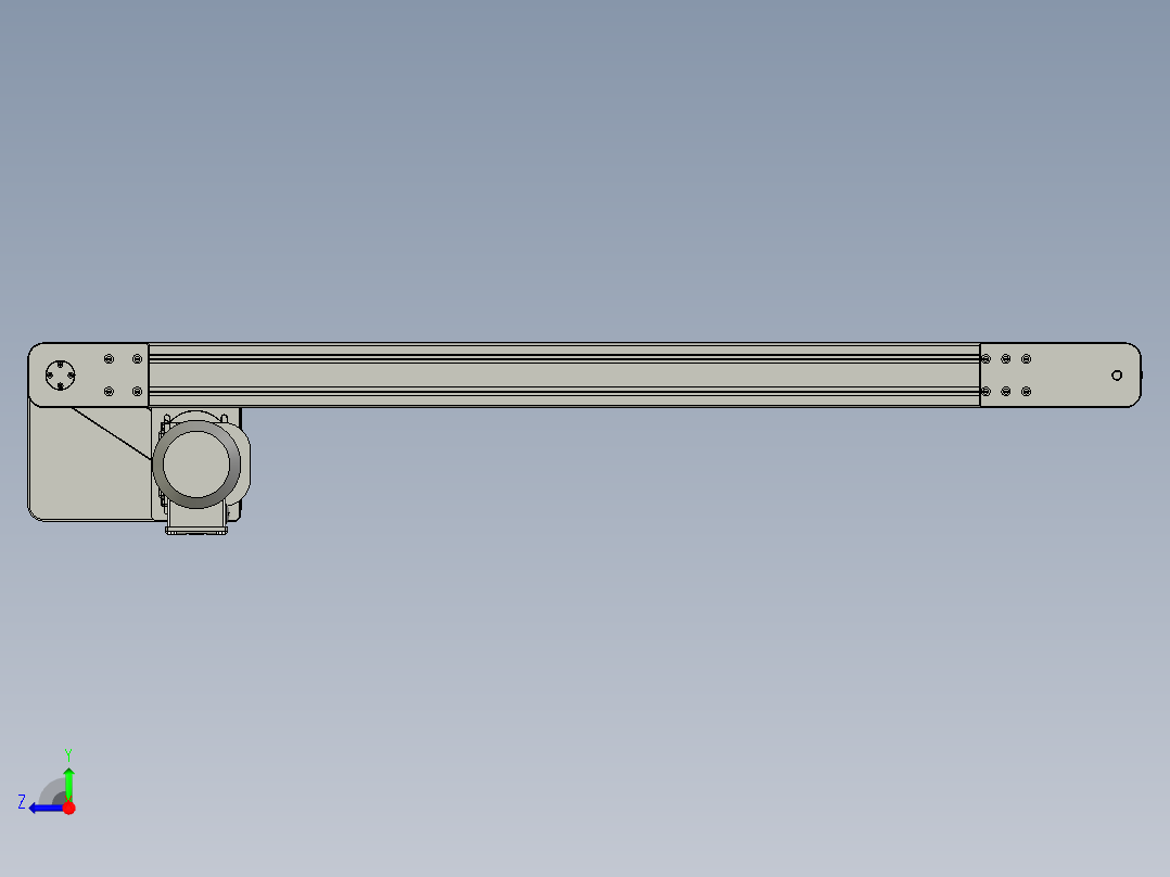 YLU055-001-箱子供料流水线右视图