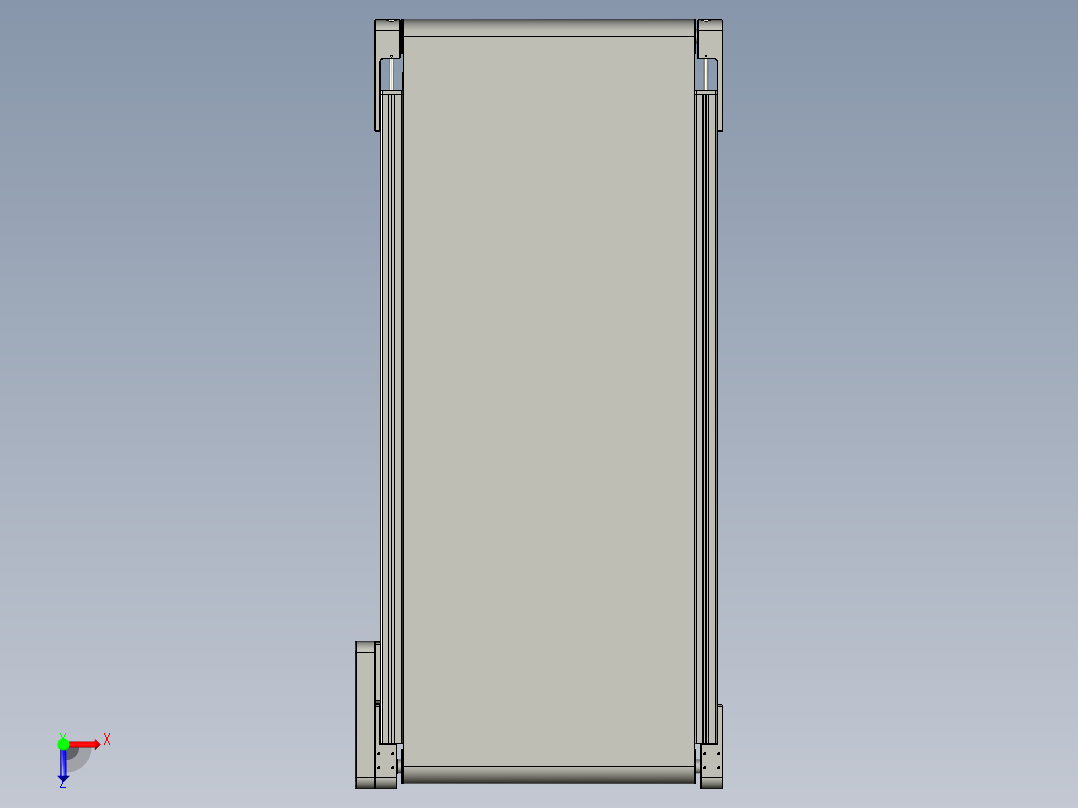 YLU055-001-箱子供料流水线俯视图