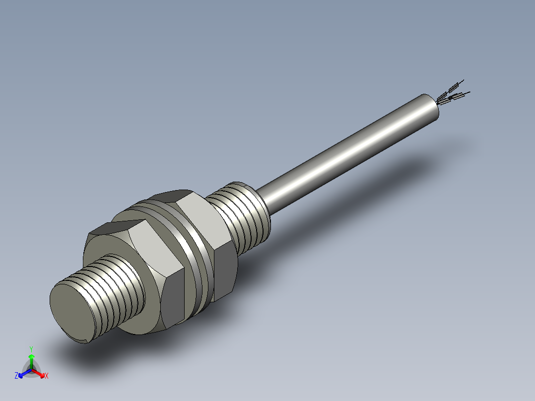 接近开关PRO8-15DNPR-15DN正等轴测图