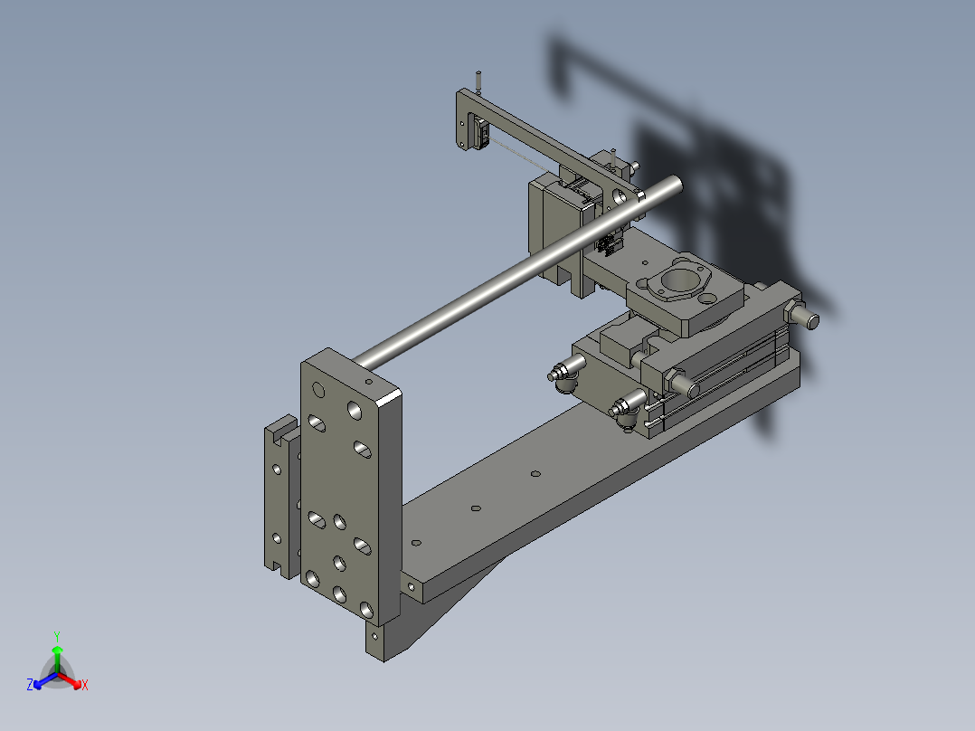 18位旋转机构正等轴测图